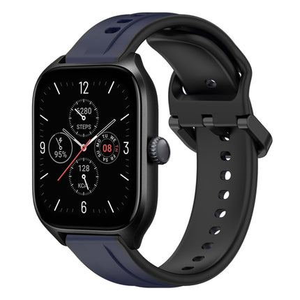 20mm Convex Loop Two-Color Silicone Watch Band, For Amazfit GTS 4, For Amazfit GTS 3