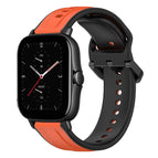 For Amazfit GTS 2E / Orange+Black