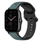 For Amazfit GTS 2E / Olive Green + Black