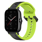 For Amazfit GTS 2E / Black+Lime