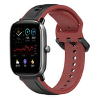 For Amazfit GTS 2 Mini / Black+Red