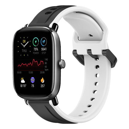 20mm Convex Loop Two-Color Silicone Watch Band, For Amazfit GTS 2E, For Amazfit GTS 2 Mini