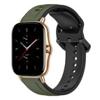 For Amazfit GTS 2 / Dark Green+Black