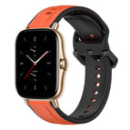 For Amazfit GTS 2 / Orange+Black