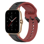 For Amazfit GTS 2 / Black+Red