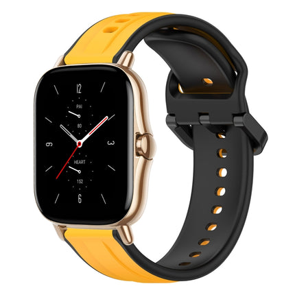 20mm Convex Loop Two-Color Silicone Watch Band, For Amazfit GTS 2, For Amazfit GTS