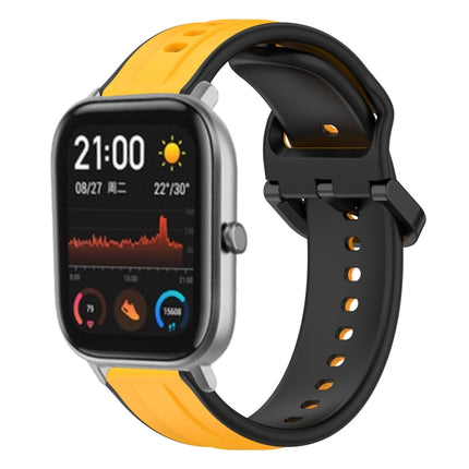 20mm Convex Loop Two-Color Silicone Watch Band, For Amazfit GTS 2, For Amazfit GTS