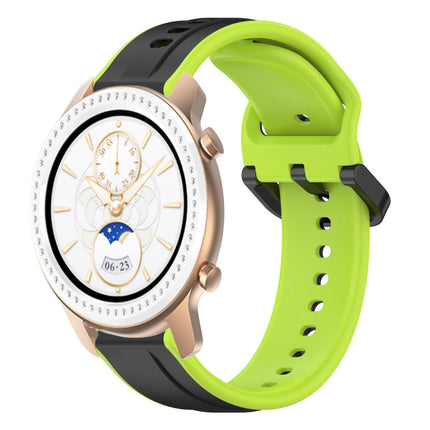 20mm Convex Loop Two-Color Silicone Watch Band, For Amazfit GTR 42MM, For Amazfit Pop Pro