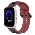 For Amazfit Pop Pro / Black+Red