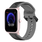 For Amazfit Pop Pro / Black+Grey
