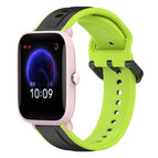For Amazfit Pop Pro / Black+Lime