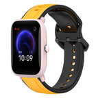 For Amazfit Pop Pro / Yellow+Black