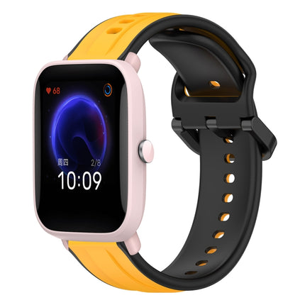 20mm Convex Loop Two-Color Silicone Watch Band, For Amazfit GTR 42MM, For Amazfit Pop Pro