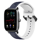 For Amazfit GTS 4 Mini / Midnight Blue + White