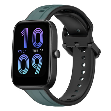 20mm Convex Loop Two-Color Silicone Watch Band, For Amazfit Bip 3, For Amazfit Bip 1S