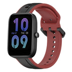For Amazfit Bip 3 / Black+Red