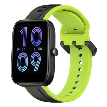 20mm Convex Loop Two-Color Silicone Watch Band, For Amazfit Bip 3, For Amazfit Bip 1S