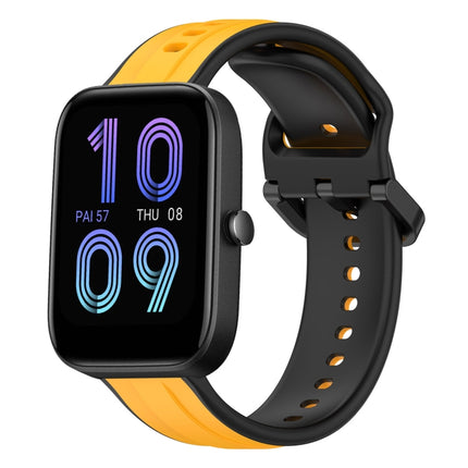 20mm Convex Loop Two-Color Silicone Watch Band, For Amazfit Bip 3, For Amazfit Bip 1S