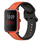 For Amazfit Bip 1S / Orange+Black