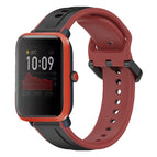For Amazfit Bip 1S / Black+Red