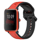 For Amazfit Bip 1S / Red+Black