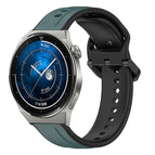 For Huawei Watch GT3 Pro 43mm / Olive Green + Black