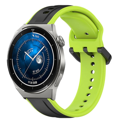 20mm Convex Loop Two-Color Silicone Watch Band, For Huawei Watch GT3 Pro 43mm, For Huawei Watch GT3 42mm