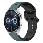 For Huawei Watch GT3 42mm / Olive Green + Black