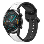 For Huawei Watch GT2 42mm / White+Black