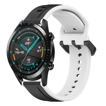 20mm Convex Loop Two-Color Silicone Watch Band, For Huawei Watch GT2 42mm, For Huawei Watch 2