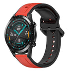 For Huawei Watch GT2 42mm / Red+Black