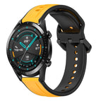 For Huawei Watch GT2 42mm / Yellow+Black