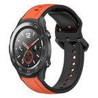 For Huawei Watch 2 / Orange+Black