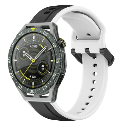 22mm Convex Loop Two-Color Silicone Watch Band, For Huawei Watch GT3 SE, For Huawei Watch GT3 Pro 46mm