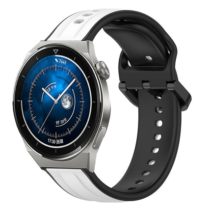 22mm Convex Loop Two-Color Silicone Watch Band, For Huawei Watch GT3 SE, For Huawei Watch GT3 Pro 46mm