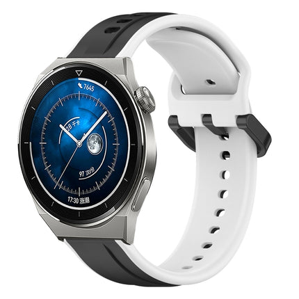 22mm Convex Loop Two-Color Silicone Watch Band, For Huawei Watch GT3 SE, For Huawei Watch GT3 Pro 46mm