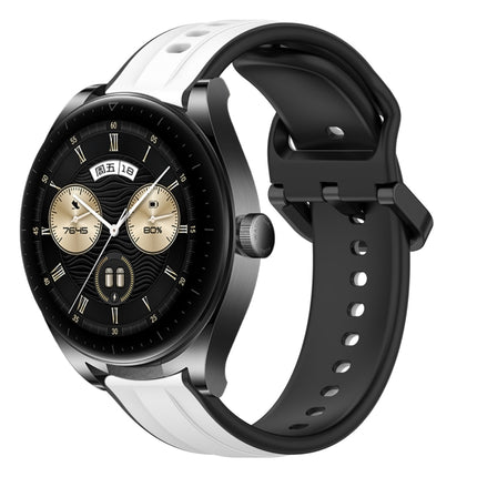 22mm Convex Loop Two-Color Silicone Watch Band, For Huawei Watch Buds, For Huawei Watch GT3 46mm