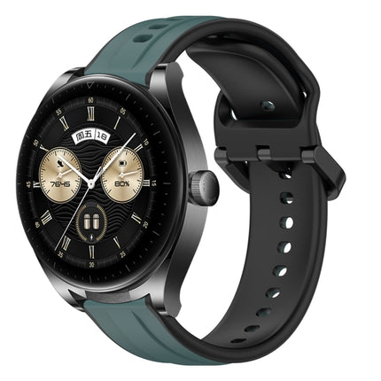 22mm Convex Loop Two-Color Silicone Watch Band, For Huawei Watch Buds, For Huawei Watch GT3 46mm