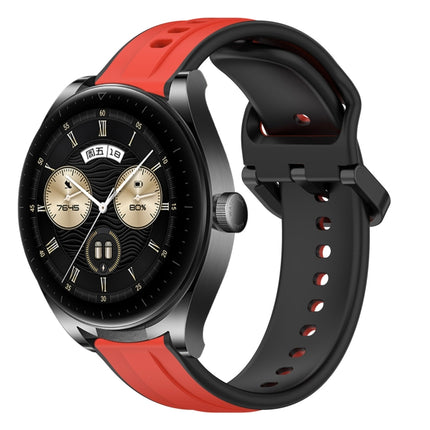 22mm Convex Loop Two-Color Silicone Watch Band, For Huawei Watch Buds, For Huawei Watch GT3 46mm