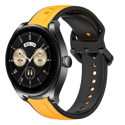 22mm Convex Loop Two-Color Silicone Watch Band, For Huawei Watch Buds, For Huawei Watch GT3 46mm