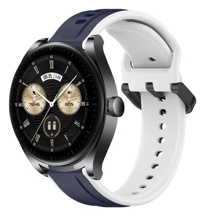 22mm Convex Loop Two-Color Silicone Watch Band, For Huawei Watch Buds, For Huawei Watch GT3 46mm