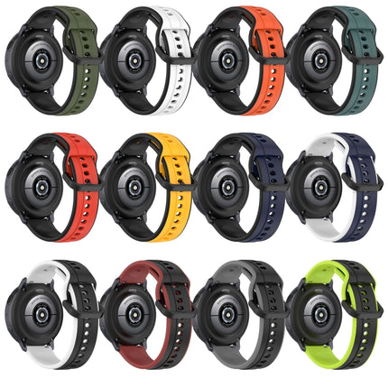 22mm Convex Loop Two-Color Silicone Watch Band, For Huawei Watch Buds, For Huawei Watch GT3 46mm