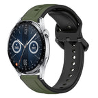 For Huawei Watch GT3 46mm / Dark Green+Black