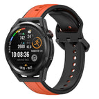 For Huawei Watch GT Runner / Orange+Black