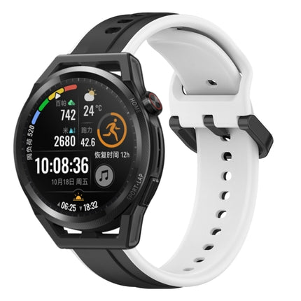 22mm Convex Loop Two-Color Silicone Watch Band, For Huawei Watch GT Runner, For Huawei Watch 3