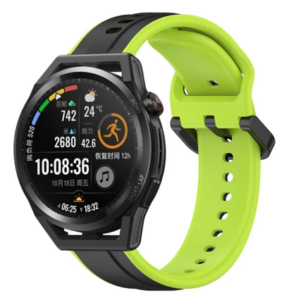 22mm Convex Loop Two-Color Silicone Watch Band, For Huawei Watch GT Runner, For Huawei Watch 3
