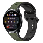 For Huawei Watch 3 / Dark Green+Black