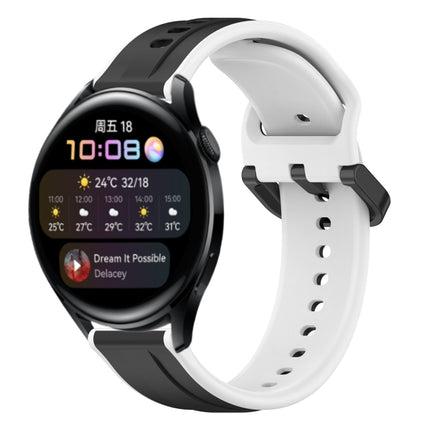 22mm Convex Loop Two-Color Silicone Watch Band, For Huawei Watch GT Runner, For Huawei Watch 3