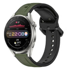 For Huawei Watch 3 Pro / Dark Green+Black