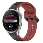 For Huawei Watch 3 Pro / Black+Red